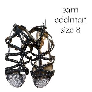 Sam Edelmans Black Studed gladiators